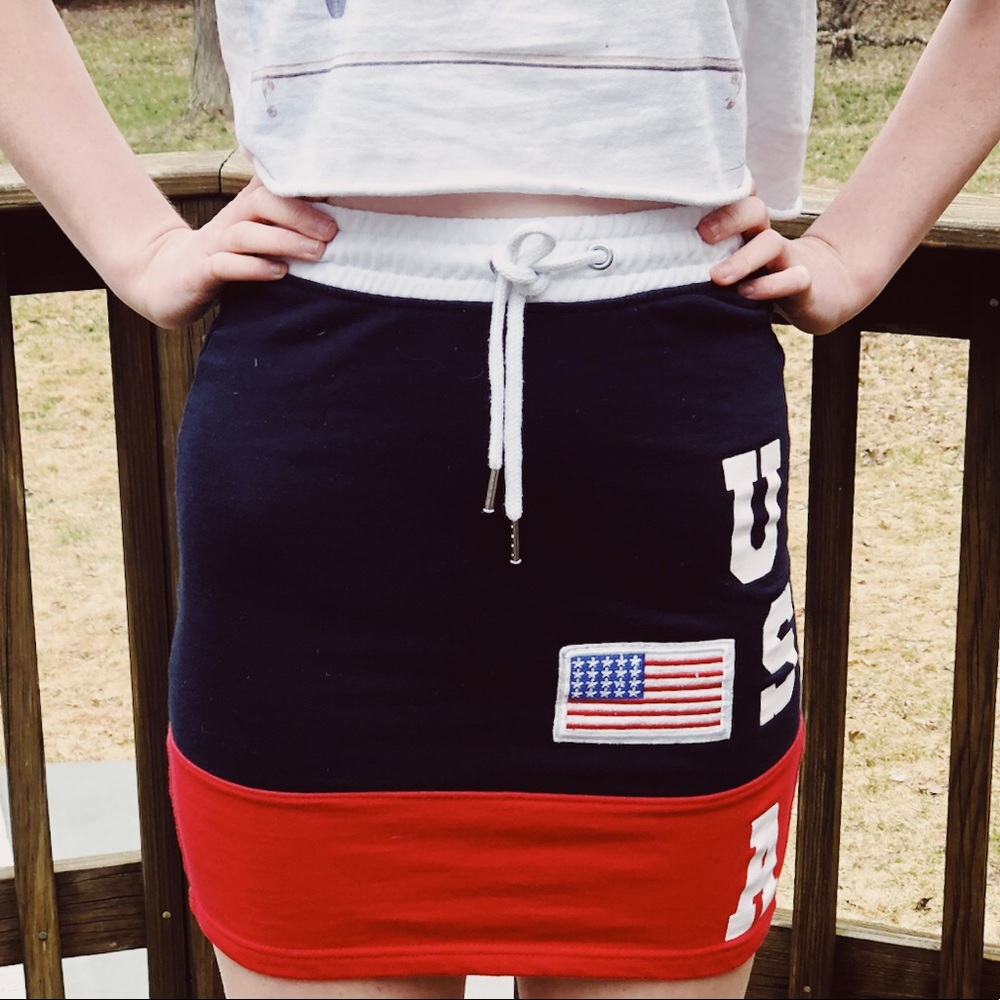 Misguided USA skirt